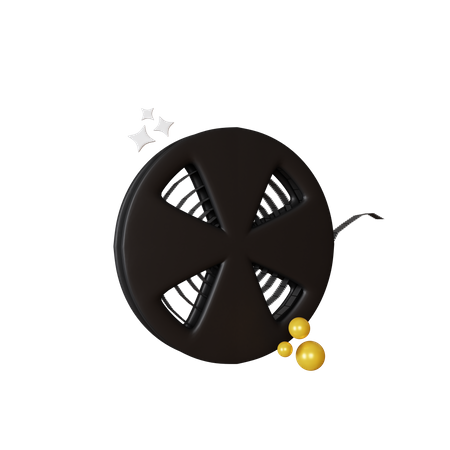 Rollo de película  3D Icon