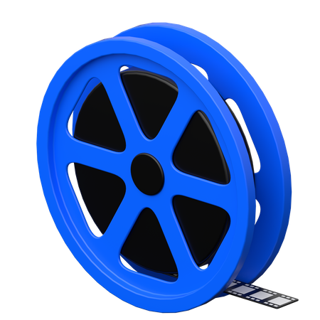 Rollo de película  3D Icon