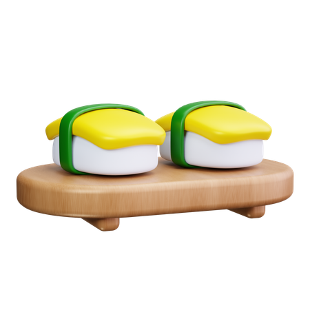 Rollo de sushi  3D Icon