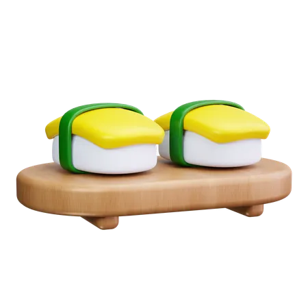 Rollo de sushi  3D Icon