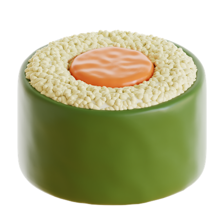 Rollo de sushi  3D Icon