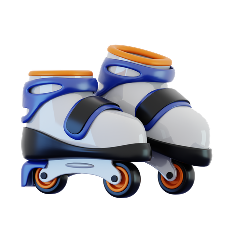 Roller Skates  3D Icon