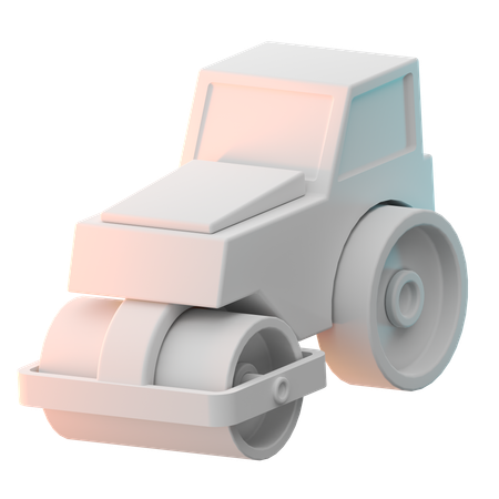 Rolo compactador  3D Icon