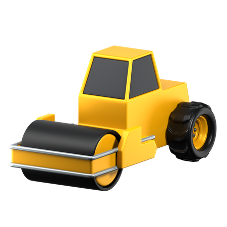 Rolo compactador  3D Icon