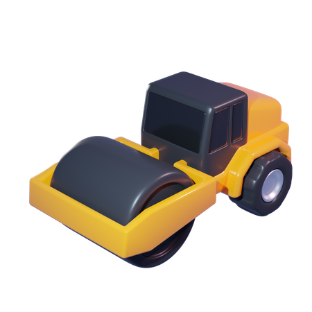 Rolo compactador  3D Icon