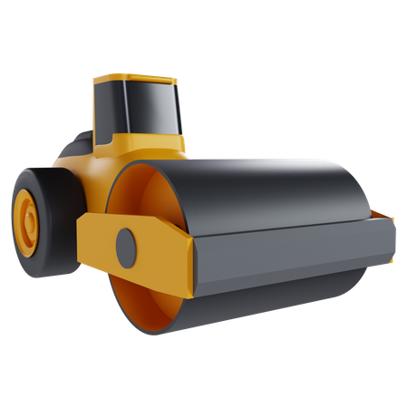 Rolo compactador de asfalto  3D Icon
