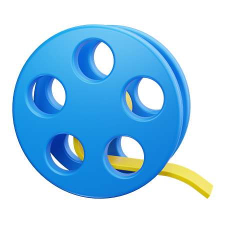 Rolo de filme  3D Icon