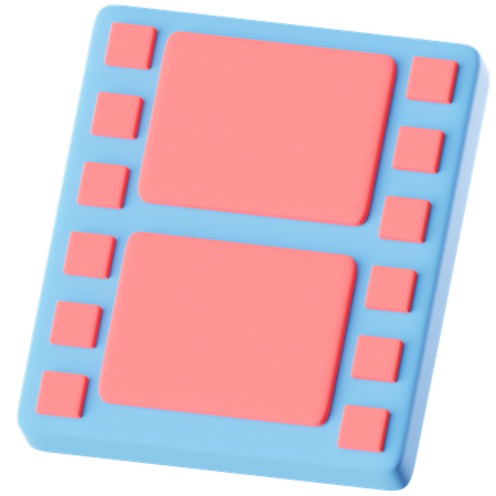 Rolo de filme  3D Icon
