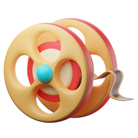 Rolo de filme  3D Icon