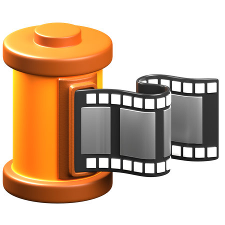 Rolo de filme  3D Icon