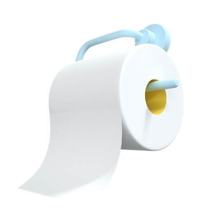 Rolo de lenço de papel  3D Icon
