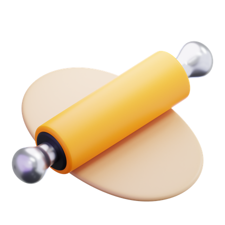 Rolo de massa  3D Icon