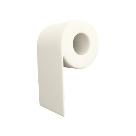Rolo de papel  3D Icon