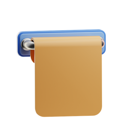 Rolo de papel higiênico  3D Icon