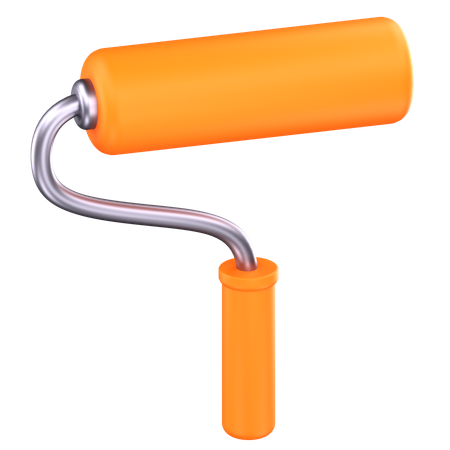 Rolo de pintura  3D Icon