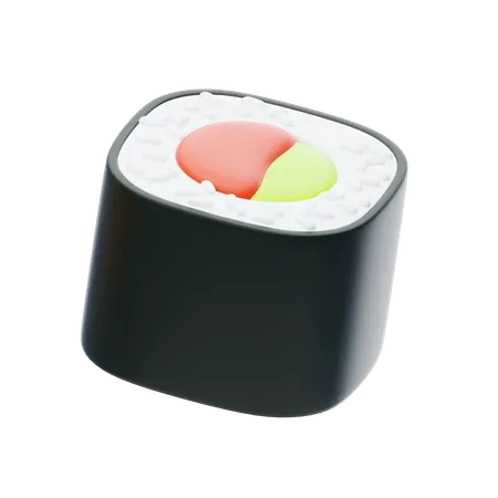 Rolo de sushi  3D Icon