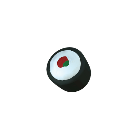 Rolo de sushi  3D Icon