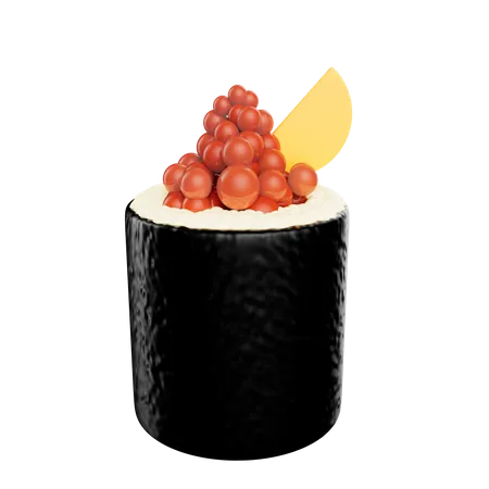 Rolo de sushi  3D Icon