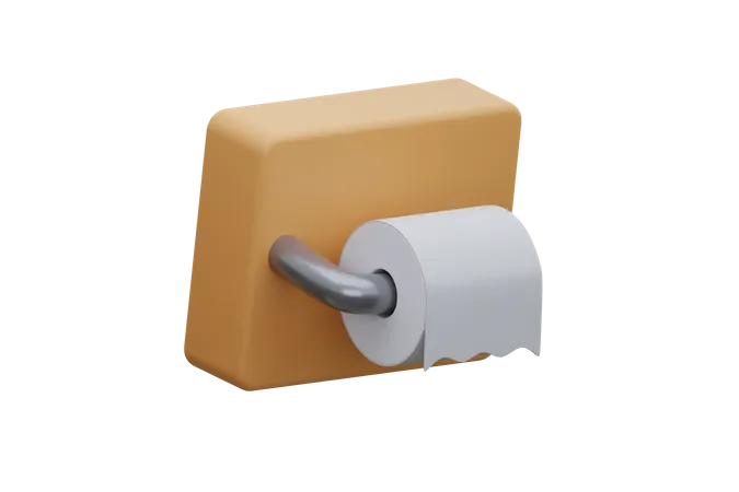 Rolo de tecido  3D Icon