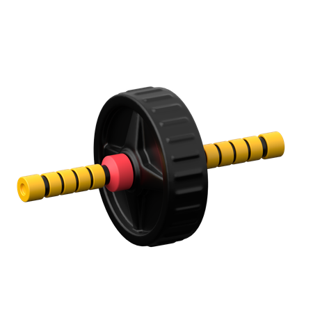 Rolo de roda ab  3D Icon