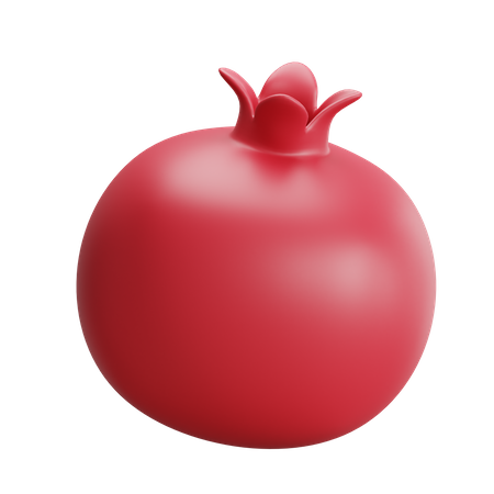 Romã  3D Icon