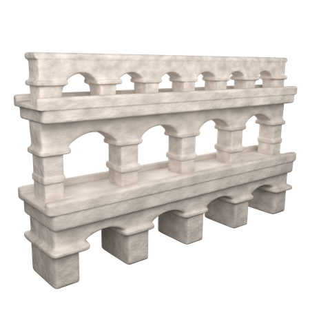 Roman Aqueduct  3D Icon