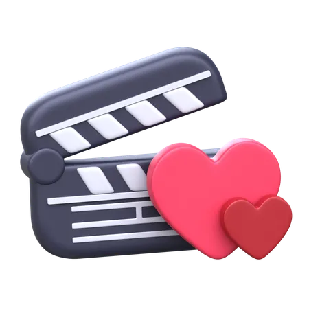 Romance Movie Genres 3 D Icon 3D Icon