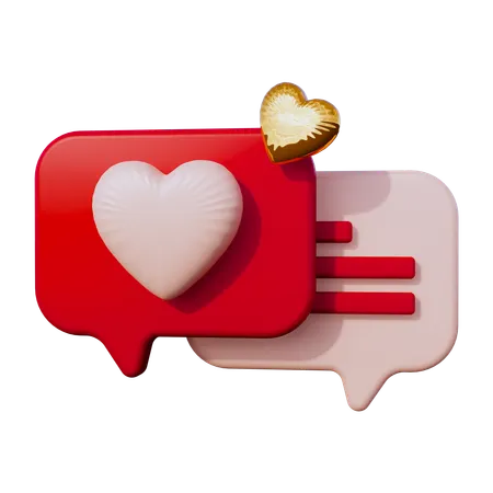 Romance Chat  3D Icon