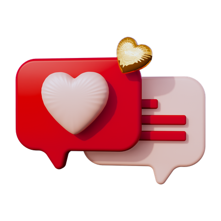 Romance Chat  3D Icon