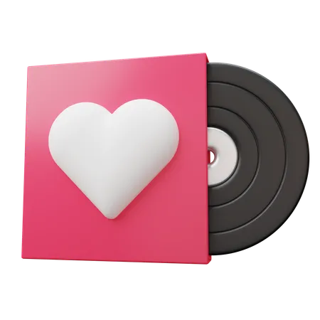 Romance Classic Vinyl Album  3D Icon