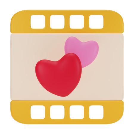 Romance Movie  3D Icon