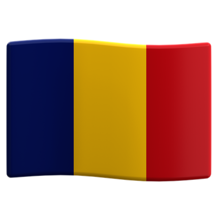 Romania  3D Icon