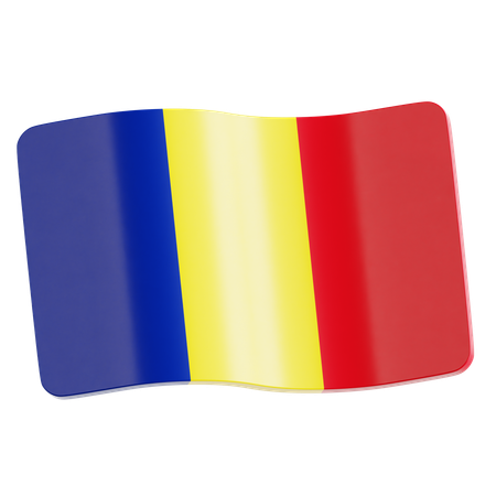 Romania  3D Icon