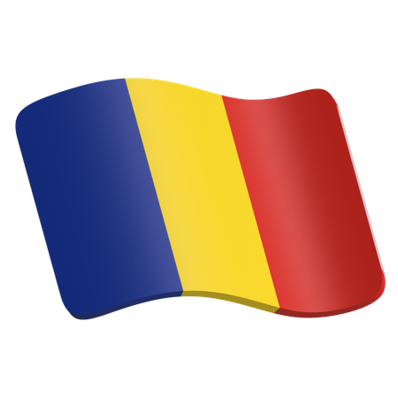 Romania  3D Icon