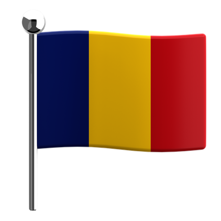 Romania  3D Icon