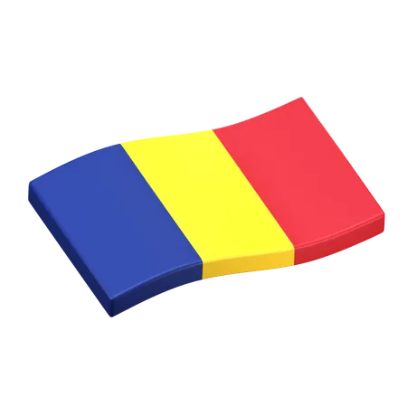 Romania  3D Icon