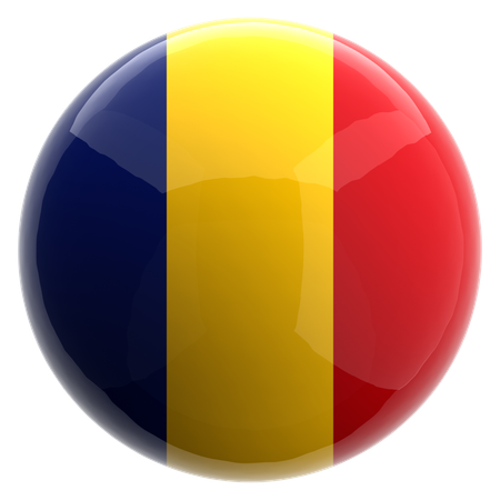 Romania  3D Icon