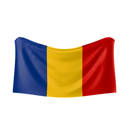 Romania Flag  3D Icon