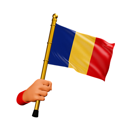 Romania Flag  3D Icon