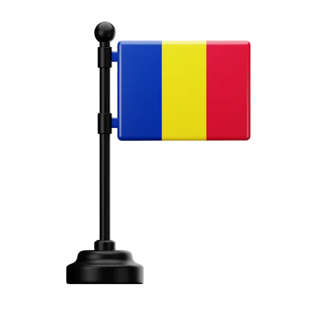 Romania Flag 3D Icon