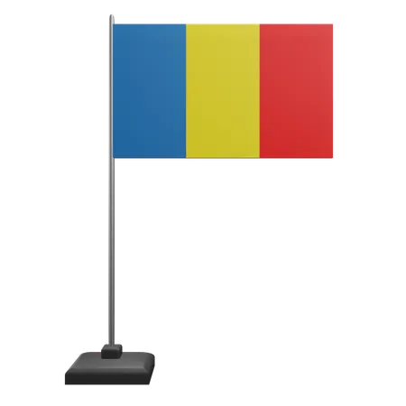 Romania Flag  3D Icon