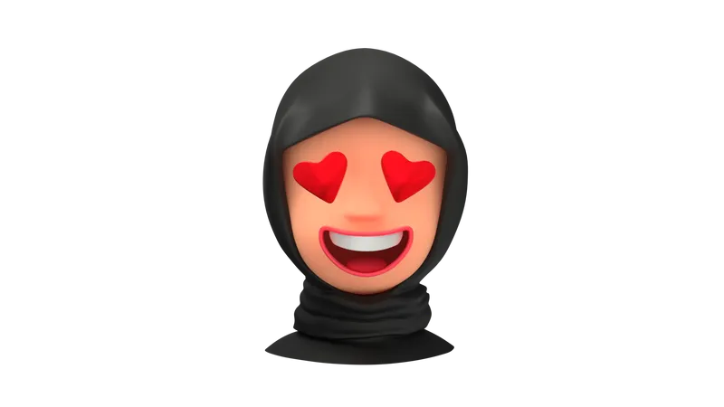 Romantic Arab Woman emoji  3D Emoji