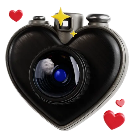 Romantic Camera  3D Icon