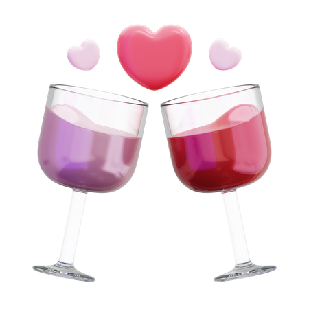 Romantic Cheers  3D Icon