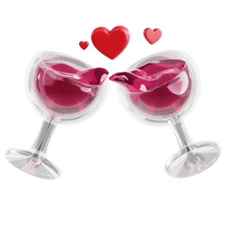 Romantic Cheers  3D Icon