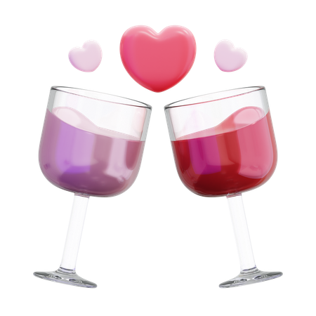 Romantic Cheers  3D Icon