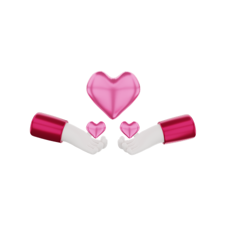 Romantic couple  3D Icon