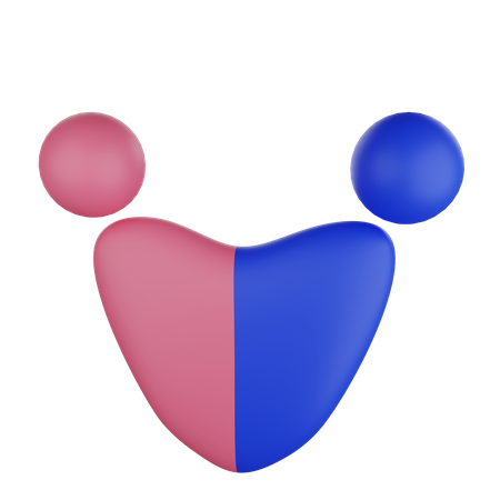 Romantic Couple  3D Icon