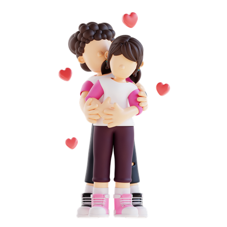 Romantic Couple  3D Icon