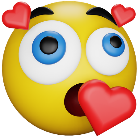 Romantic Emoji 3D Icon
